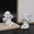 Nordic Cherub Angle Statue Indoor Garden Home Gift Ornament Do not listen. 