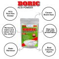 Boric Acid Powder | 100% Pure Effective For Cockroaches | Rice Preservative | Multi-Purpose Cleaner | Carrom Board Powder | Stain Remover | 100 Grams. 