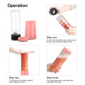 Mini Portable Electric Fruit Juicer Sports Personal Blender Food Mixer Smoothies Cocktail DIY Drinks Household Baby Food Maker. 