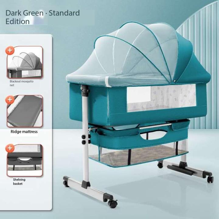 Newborn Baby Boy Girl Foldable Portable Crib Cot Cradle - Main Image