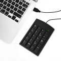Number 19 Keys Numeric Keypad  Keyboard Accounting USB Cable For Laptop PC Computer. 