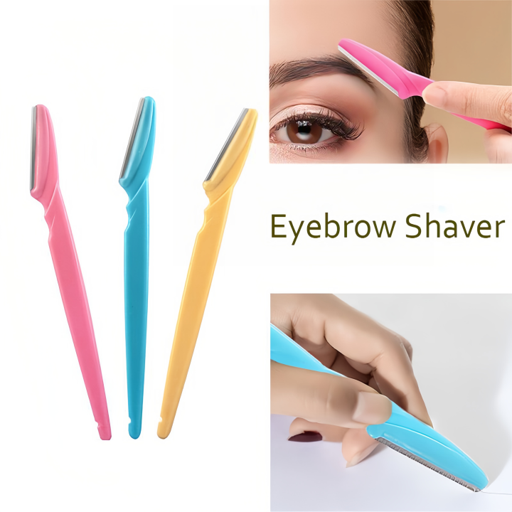 Pack of 3/6/9/12/15 Tinkle Eyebrow Razors - 100% Original Hair Trimmer, Shaver & Touch-Up Tool for Women - Ideal for Eyebrow Shaping, Facial Hair Removal, Body Grooming & Smooth Skin Anywhere