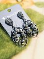 Premium Quality Elegant Antique Metallic Stylish Earrings – Stylish & Lightweight Fashion Jewelry. 