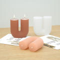 Geometric Silicone Mold 3D Geometric Rainbow Silicone Candle Mold Unique Arch Molds, Creative Diy Handmade Epoxy Resin Molds, Candle Molds For Candle Making Molds For Candles. 