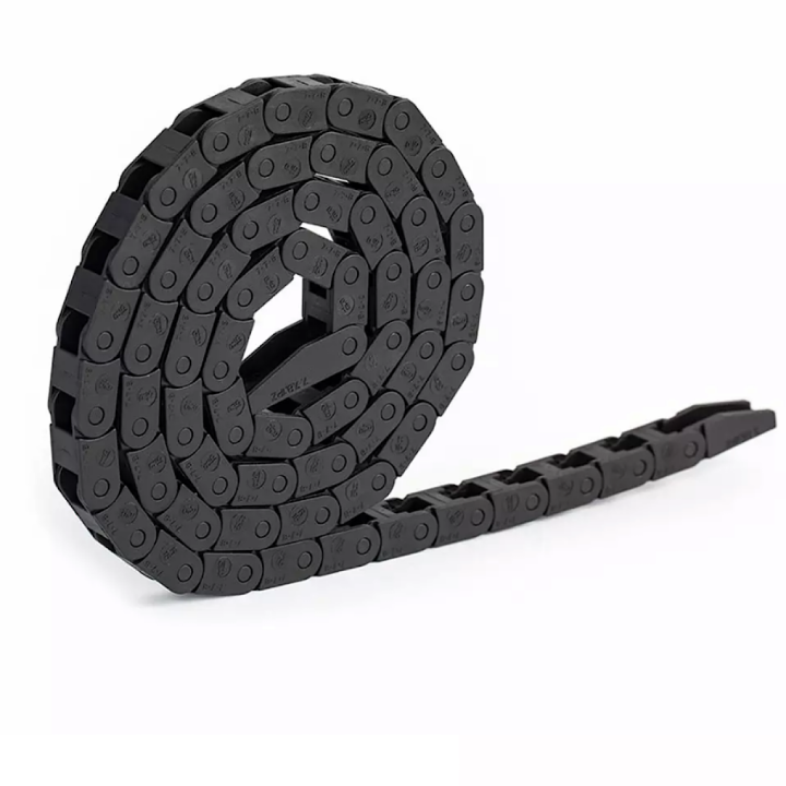 Cable Drag Chain Plastic Flexible Drag Cable Chain Wire Carrier Open Type Moving Cable Duct for 3D Printer and CNC Machine