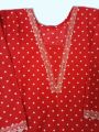 Girls Kurti Poly Cotton stuff in Red color girls kurta. 