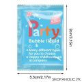 Bubble Water Solution Concentrate Blowing Soap Liquid for kids Bubble Machine Bubble Guan 1x5 sachet. 