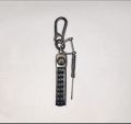 Premium Leather Car Metal Keychain with Honda logo Design. 