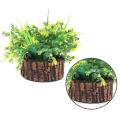 11.11 Flash Sale - Artificial Plant Basket With wooden Pot Decoration Piece -Green Best for Home and Office Decoration. 