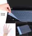 Universal Silicone Keyboard Protector for 13–14" Laptops – Ultra Thin, Washable & Dustproof Cover Film. 