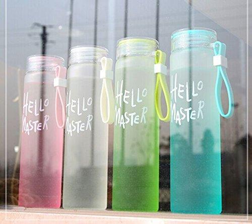 [Hot Sale] Hello Masterr Portable Frosted Gradient Bottle Glass - Pack Of 4
