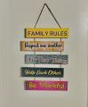 Wooden | Wall Hanging | Quotes & Rules – Decorative Home | Office Kitchen & Bathroom Wall Decoration by Woodland Furniture. 