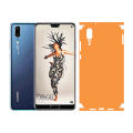 Back Paper For Huawei P20 Lamination Anti-Stain-1080 Light Orange Sheet Wrap Cover. 