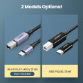UGREEN USB C Printer Cable, USB Type C to USB 2.0 Type B Printer Scanner Cable Cord High Speed for Brother, HP, Canon, Lexmark, Epson, Dell, Xerox, Samsung etc and Piano, DAC. 