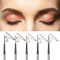 Eyebrow Pencil Women Professional Micro Brow Pencil with Spoolie Brush Dual-Ended Pencil Longwearing Waterproof Eyebrow Pencil. 