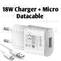 18W Infinix Original Fast Charger XCharge for Note 8, 9, 10, 11, Xiaomi, Samsung, and More. 