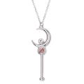【ALLGOOD】Cosplay Jewelry Sailor Moon Key Chain Sailormoon Heart Moon Bow Pendant Keychains Key Ring Car Keychain Women Girl Gift. 