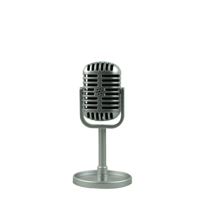 Juenndy Classic Retro Dynamic Vocal Microphone Vintage Style Mic Universal Stand Compatible Live Performance Karaoke Studio Recording