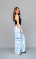 Genie Ciara Acid Wash Denim Cargo Jeans/Pants for women & girls. 