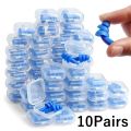 Waterproof Swimming Ear Plugs Soft Silicone Earplugs Reusable Noise Reduction Sleeping Ear Plugs Ear Hearing Protector With Box. 