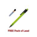 Plastic Body Clutch/Mechanical Pencil with FREE Hi-Polymer Lead Refill Pack. 
