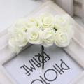 12 Pieces Foam Rose Artificial Flowers For Home Wedding Arrangement Bouquet Party Decoration. 