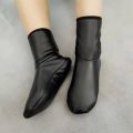 PU Leather Socks (Mozy) Rexine Stuff For Unisex. 