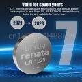 1-5PCS Renata CR1225 CR 1225 3V Lithium Battery DL1225 LM1225 BR1225 ECR1225 For Calculators Watch Toy Car Key Remote Control. 