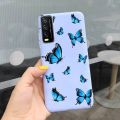 For Vivo Y20 Y20i 2021 Case Silicone Fashion Daisy Sunflower Floral Soft Phone Cover For Vivo V2029 V2027 V2032 Y 20 Y 20i Coque. 