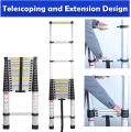 9.5ft / 10.5ft / 12.5ft / 14.5ft / 16.5ft / 19ft / 20.5 ft - Telescoping Ladder Aluminum Lightweight Extension Ladder 330lbs Max Capacity Non-Slip Sturdy Multi-Purpose Telescope Portable Ladder Outdoor Indoor and Indoor Use. 
