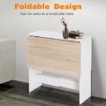 Folding Dining Table Multi-Use Table Dining Desk Space Saving Home Furniture. 