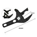 Adjustable Wrench Bathroom Spanner Wrenches Wide Jaw 6-68mm Aluminum Alloy Spanner Wrenches Shank Plumber Hand Tool C. 