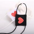 Anime Eyepatch Cosplay Black Red Heart Embroidery Single Eye Mask Blindfold Lolita Girls Love Heart Eye Patch Cosplay Accessory. 