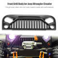 RC Grill Body Nylon Angry Eyes Grille 1:10 Car Front Accessory Set for Jeep Wrangler Crawler. 