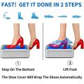Automatic Shoe Cover Machine Smart Overshoes Dispenser T Buckle Shoe Cover Disposable PE Waterproof for Rainy Floor Clean Indoor. 