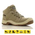 Safety Jogger Desert size 43 S1P High Cut Safety Shoes Work Boot Footwear Steel Toe Oil Resist Anti-slip ( Beige ) Toe Cap Shoes Safety Boot PPE. 