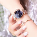 [Stylish]- Rose Gold Ladies Wrist Watch For Women Magnetic & Waterproof. 