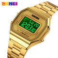 SKMEI New Women Fashion Watches Digital Waterproof Watch Stainless Steel Wristwatches For Women  1647. 