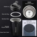 380ML/510ML Heat Preservation Coffee Mug Stainless Steel Travel Portable Mug Coffee Milk Cup Vacuum Flasks Thermos Cup. 