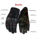 Dominance Leather Gloves for Men Pure Leather Gloves | Bike Gloves ,Bike Gloves for Men Boys Motorcycle half Finger Touch screen gloves, Cycling & Outdoor Sports Gloves for Bike Riders, Winter Men Riding Gloves Men  Leather Gloves, Full finger Gloves. 