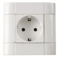 ELBi Fino Schuko Socket Earthed. Made in TURKEY. Switch board fitting sheet. Electric socket. Shuko.. 