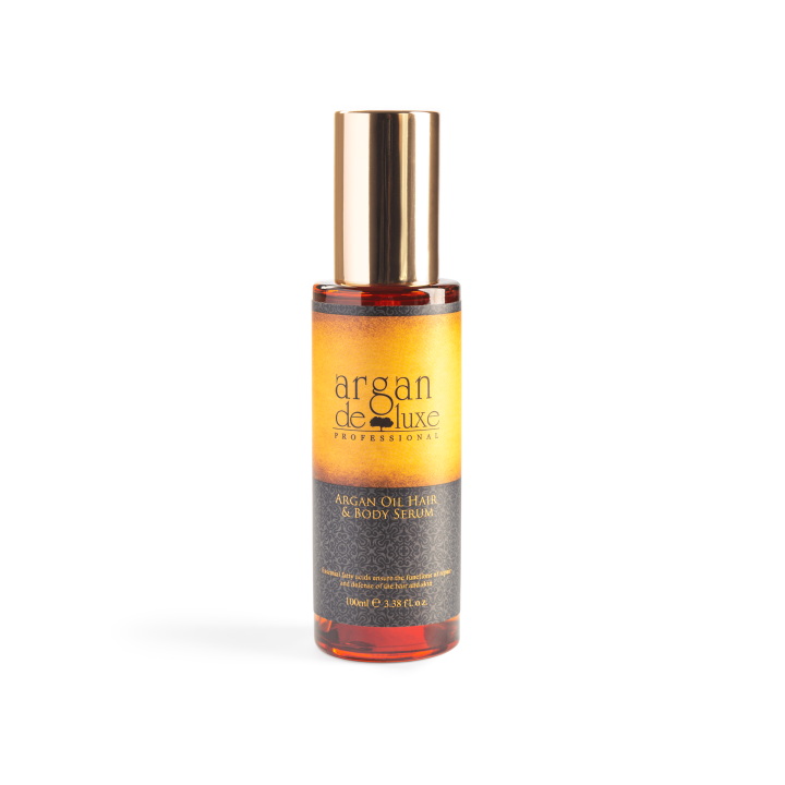 Argan Oil Hair and Body Serum 100ml – Hair Care - Formulated in Canada - Argan Deluxe Professional