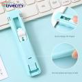 Binder Clip Simple Operation Paper Binder Clips Desktop Stapler. 