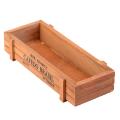 Wood Planter Box Garden Yard Rectangle Flower Succulent Container Plant Pot. 