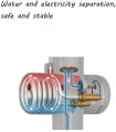 Instant Electric Water Heater tap Faucet, Tankless Geyser Heating Tab with Digital Temperature Display, ABS Body Shock Proof, Auto Electric Geezer, Water Geezar for Kitchen and Bathroom Accessories, AC 220V 3000W Under Inlet instant hot water tap. 