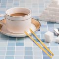 Techmanistan Mini Stainless Steel Sugar Tong Ice-Cube Picker Coffee Tea Food Serving Tong, Ice Cube Tong, Salad Tong, Cake Serving Tong. 