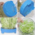 【ZOSR】86mm Plastic Wide Mouth Jar Sprouting Lid Mesh Sprout Cover For Mason Jar Plant Grow Seedlings Crop Germination Bottle Lid Hydroponic. 