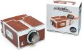 Smartphone Projector - Cardboard Portable Projector For Home Cinema - Mini Projector - Pocket Projector easy for travel. 