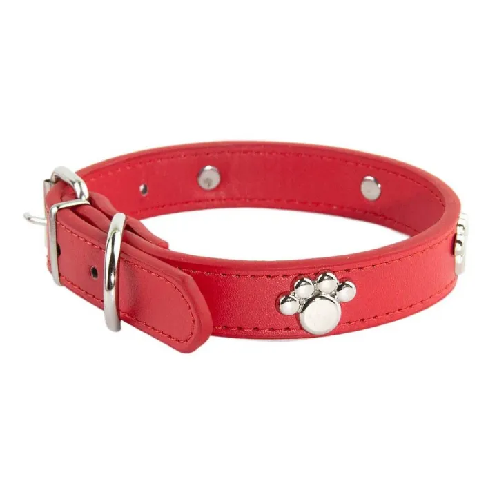 Dog%20Collar%20Leather%20Lead%20Small%20Dog%20Collar%20Puppy%20Supplies%20Pet%20Accessories%20Paws%20Leather%20Collar%20-%20Image%204