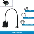 USB 2.0 A Female TO RS232 DB9 Female Serial Cable Adapter Converter with FTDI. 